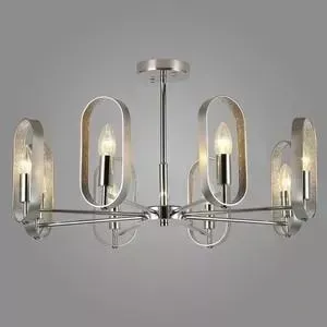 Потолочная люстра EUROSVET 60077/8 хром