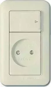 WST 1022 Panasonic Shin Dong-A Розетка с выключателем. Бежевый PANASONIC SHIN DONG-A с
