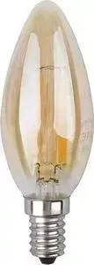 Лампа светодиодная ЭРА филаментная F- B35-7W-827-E14 gold