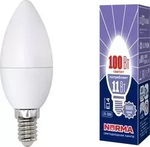 Светодиодная лампа VOLPE LED-C37-11W/DW/E14/FR/NR