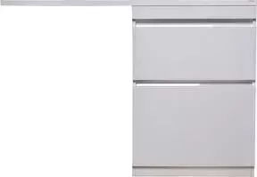 Тумба с раковиной Style line с Даймонд Люкс 120R белая, под стиральную машину, с усиленным кронштейном