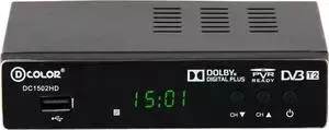 Ресивер цифровой D-COLOR Тюнер DVB-T2 DC1502HD