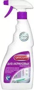 Спрей UNICUM для акриловых ванн и душевых кабин (сверхмощный), 500мл