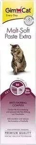 Витамины Gimborn Gimcat Malt-Soft Paste Extra Anti-Hairball Extra Fibre паста для вывода шерсти из желудка для кошек 200г (417127-407029): характерист