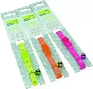 Ошейник Hunter Smart Cat Collar Pink Neon неоновый розовый нейлон для кошек
