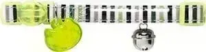Ошейник Hunter Smart Cat Collar Lime Glossy with Stripes лайм с полосками для кошек