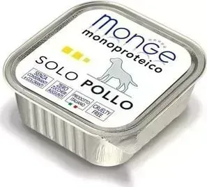 Консервы Monge Dog Monoproteico Solo Pate Chicken паштет из курицы для собак 150г