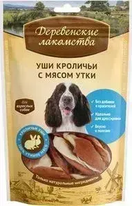 Лакомства Деревенские Лакомства 79711847 Деревенские 100 &#037; Мяса уши кроличьи с мясом утки для собак (79711847)