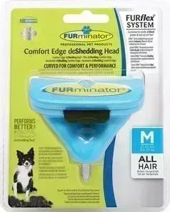 Насадка FURminator FURflex deShedding Head M Comfort Edge Medium Dog All Hair против линьки для собак средних пород с любой длиной шерсти: характерист