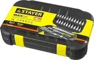 Набор торцевых головок и бит STAYER 46 предметов Master (27760-H46)