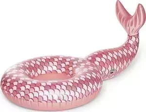 Круг надувной BigMouth Mermaid rose gold