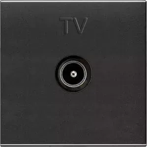 Розетка ABB TV Zenit антрацит (2CLA225070N1801)