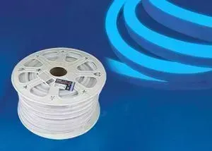 Светодиодная влагозащищенная лента UNIEL ULS-N21-2835-120LED/m-8mm-IP67-220V-8W/m-50M-Blue