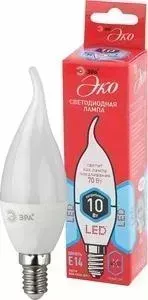 Лампа светодиодная ЭРА ECO BXS-10W-840-E14