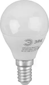 Лампа светодиодная ЭРА ECO P45-8W-827-E14