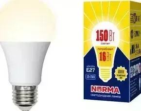 Светодиодная лампа VOLPE LED-A60-16W/WW/E27/FR/NR