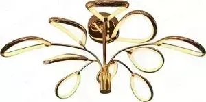 Светодиодная люстра неуправляемая Estares MAGNOLIA GOLD 60W R-730-NW-GOLD/OPAL-220-IP20/4000K