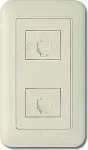 WST 1426 Panasonic Shin Dong-A Розетка телефонная 2-я. Бежевый PANASONIC SHIN DONG-A