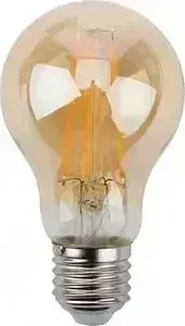 Лампа светодиодная ЭРА филаментная F- A60-9W-827-E27 gold
