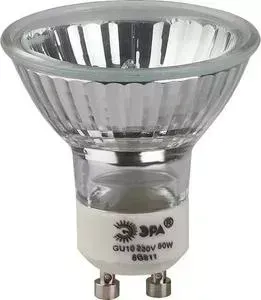 Лампа ЭРА галогенная GU10-JCDR (MR16)-50W-230V
