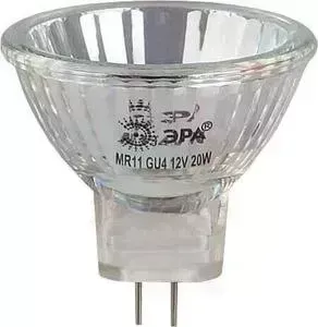 Лампа ЭРА галогенная GU4-MR11-20W-12V-30CL