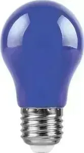 Лампа светодиодная FERON LB-375 25923 E27 3W синий Шар Матовая