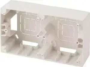Коробка для накладного монтажа 2-постовая ЭРА 12-6102-02