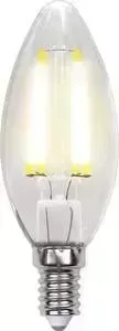 Филаментная светодиодная лампа UNIEL LED-C35-6W/WW/E14/CL GLA01TR