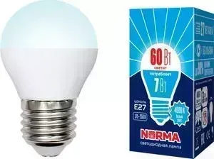 Светодиодная лампа VOLPE LED-G45-7W/NW/E27/FR/NR