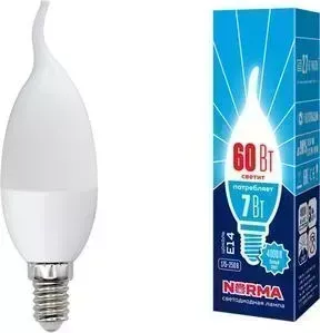 Светодиодная лампа VOLPE LED-CW37-7W/WW/E14/FR/NR