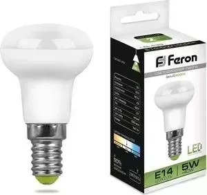 Лампа светодиодная FERON LB-439 25517 E14 5W 4000K Груша Матовая