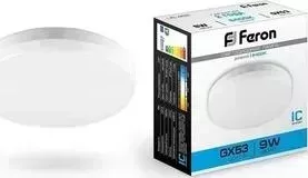 Лампа светодиодная FERON LB-452 25867 GX53 9W 6400K Таблетка Матовая