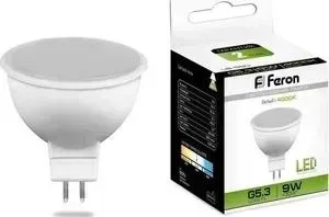 Лампа светодиодная FERON LB-560 25840 MR16 G5.3 9W 4000K Грибок матовая