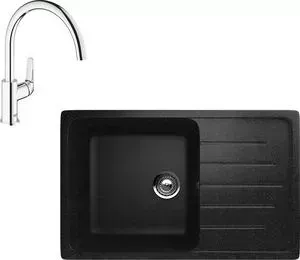 Мойка кухонная и смеситель ULGRAN и смеситель U-400 Grohe BauFlow (U-400-308, 31230000)