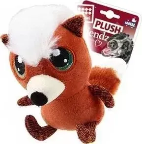 Игрушка GiGwi Plush Friendz Squeak лиса с пищалкой для собак (75351)