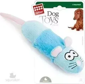 Игрушка GiGwi Dog Toys Squeaker мышка с пищалкой для собак (75286)