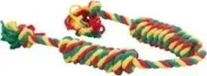 Игрушка Doglike Dental Knot Color сарделька двойная малая цветная для собак мелких пород (D-2367ygr)