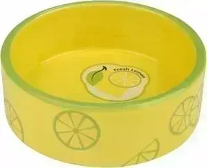 Миска TRIXIE керамическая Fresh Lemon 800мл*ф16см для животных (25105)