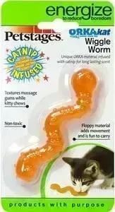 Игрушка Petstages ORKAkat Wiggle Worm червяк 11см для кошек