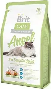 Сухой корм Brit Care Cat Angel Delighted Senior с курицей и индейкой для пожилых кошек 7кг (132606)