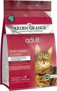 Сухой корм ARDEN GRANGE Adult Cat Grain Free Fresh ChickenPotato беззерновой с курицей и картофелем для взрослых кошек 400г (AG612234)