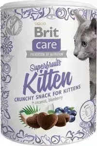 Лакомство Brit Care Kitten Superfruits с кокосом и голубикой для котят 100г (521425)