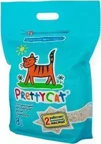 Наполнитель PrettyCat Aroma Fruit впитывающий с део-кристаллами с ароматом ванили для кошек 4кг (8л)