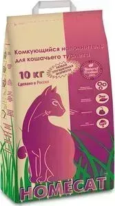 Наполнитель HomeCat комкующийся для кошек 10кг
