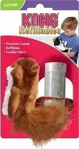 Игрушка KONG Cat Refillable Catnip Squirrel "Белка" с тубом кошачьей мяты для кошек