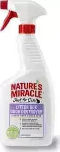 Спрей 8in1 Nature&s Miracle Litter Box Odor Destroyer для устранения запаха в кошачьем туалете 710мл
