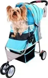 Коляска Ibiyaya New I-Cute Pet Buggy голубая для собак (FS1101S-DB)