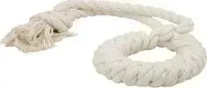 Игрушка Doglike Dental Knot White кольцо канатное среднее белое для собак средних пород (D-2360w)