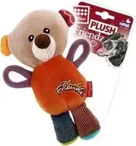 Игрушка GiGwi Plush Friendz Squeak мишка с пищалкой для собак (75350)