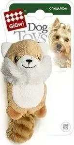 Игрушка GiGwi Dog Toys Squeaker лисичка с пищалкой для собак (75014)